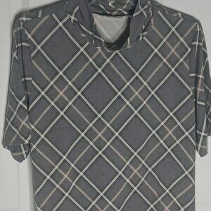 NEW Isaac Mizrahi Live Short Sleeve Top size Large